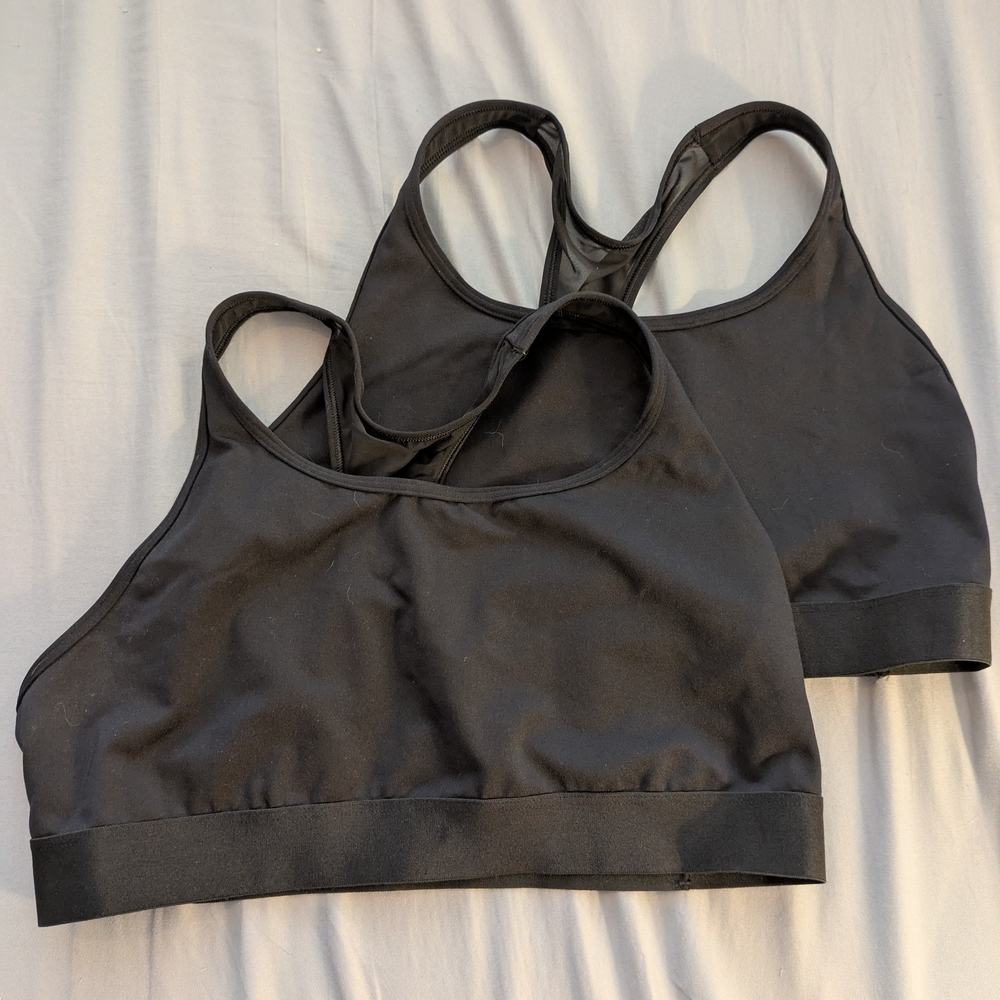 Victoria's Secret Classic Black Sports Bra Set